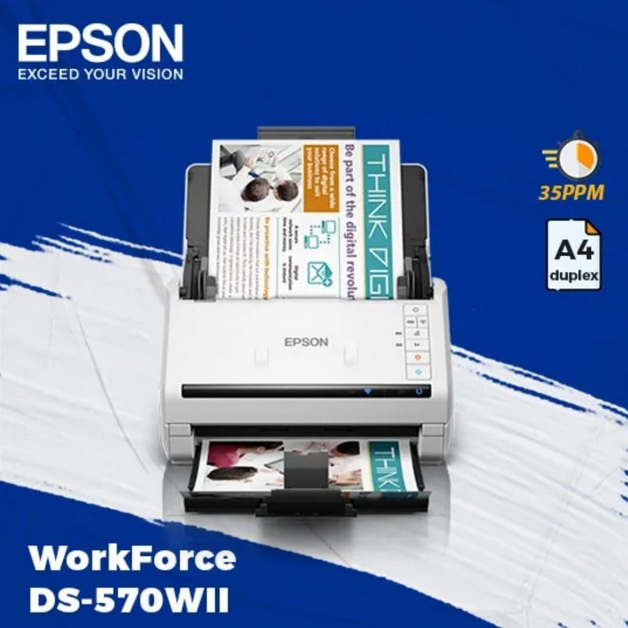 Scanner Epson DS 570WII - samping